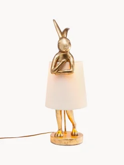 Lampada rosa da tavologrande di design Rabbit