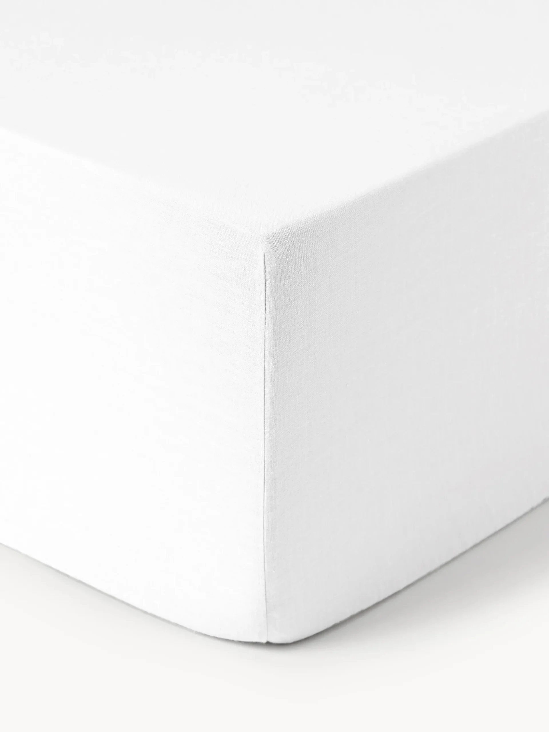 Lenzuolo con angoli boxspring in lino lavato Airy