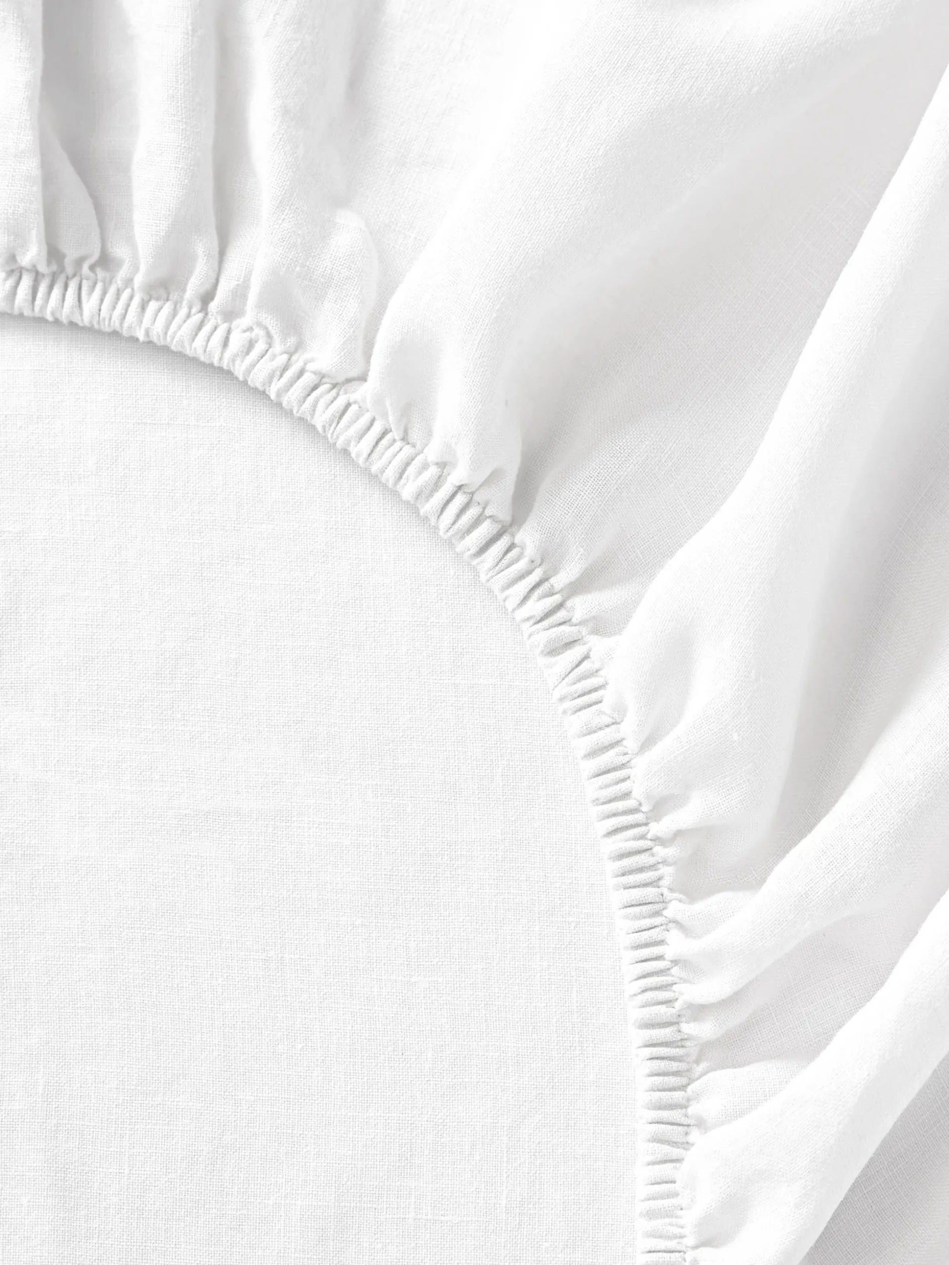 Lenzuolo con angoli boxspring in lino lavato Airy