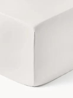Lenzuolo con angoli boxspring in raso di cotone Premium