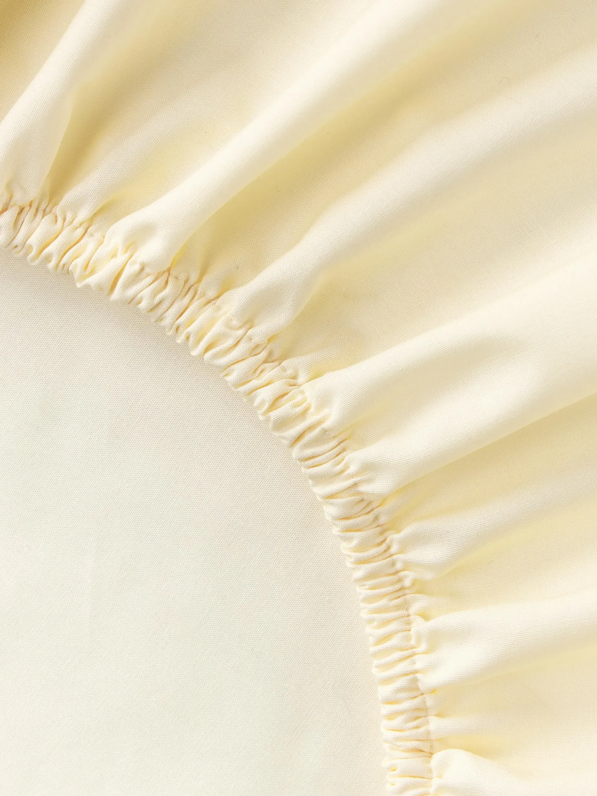 Lenzuolo con angoli boxspring in cotone percalle Elsie