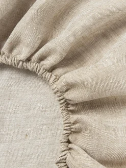 Lenzuolo con angoli boxspring in lino Linna