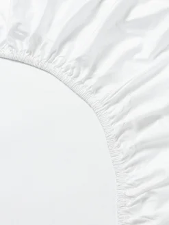 Lenzuolo con angoli boxspring in raso di cotone Premium