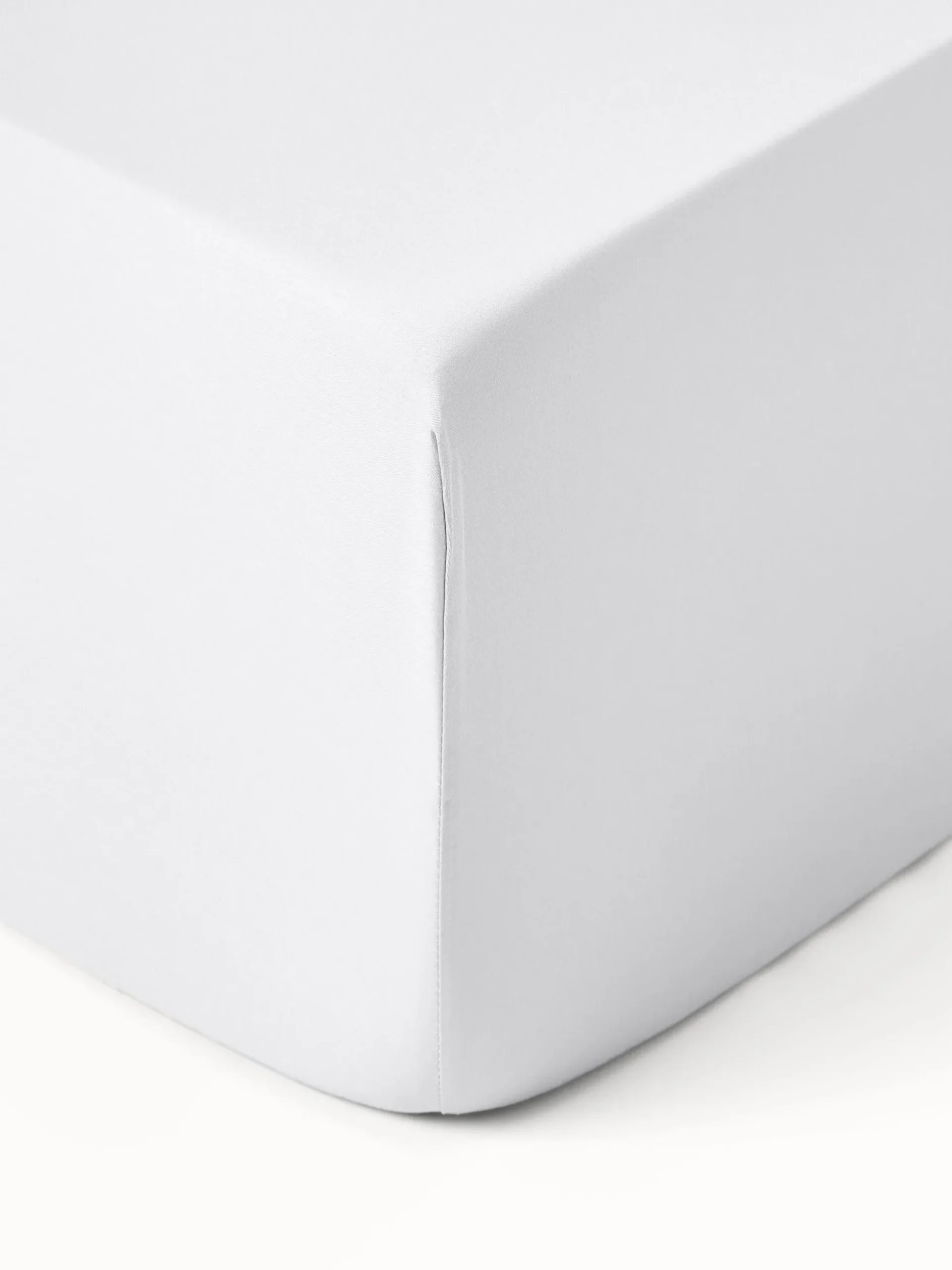 Lenzuolo con angoli boxspring in raso di cotone Comfort