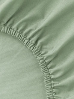 Lenzuolo con angoli boxspring in cotone percalle Elsie