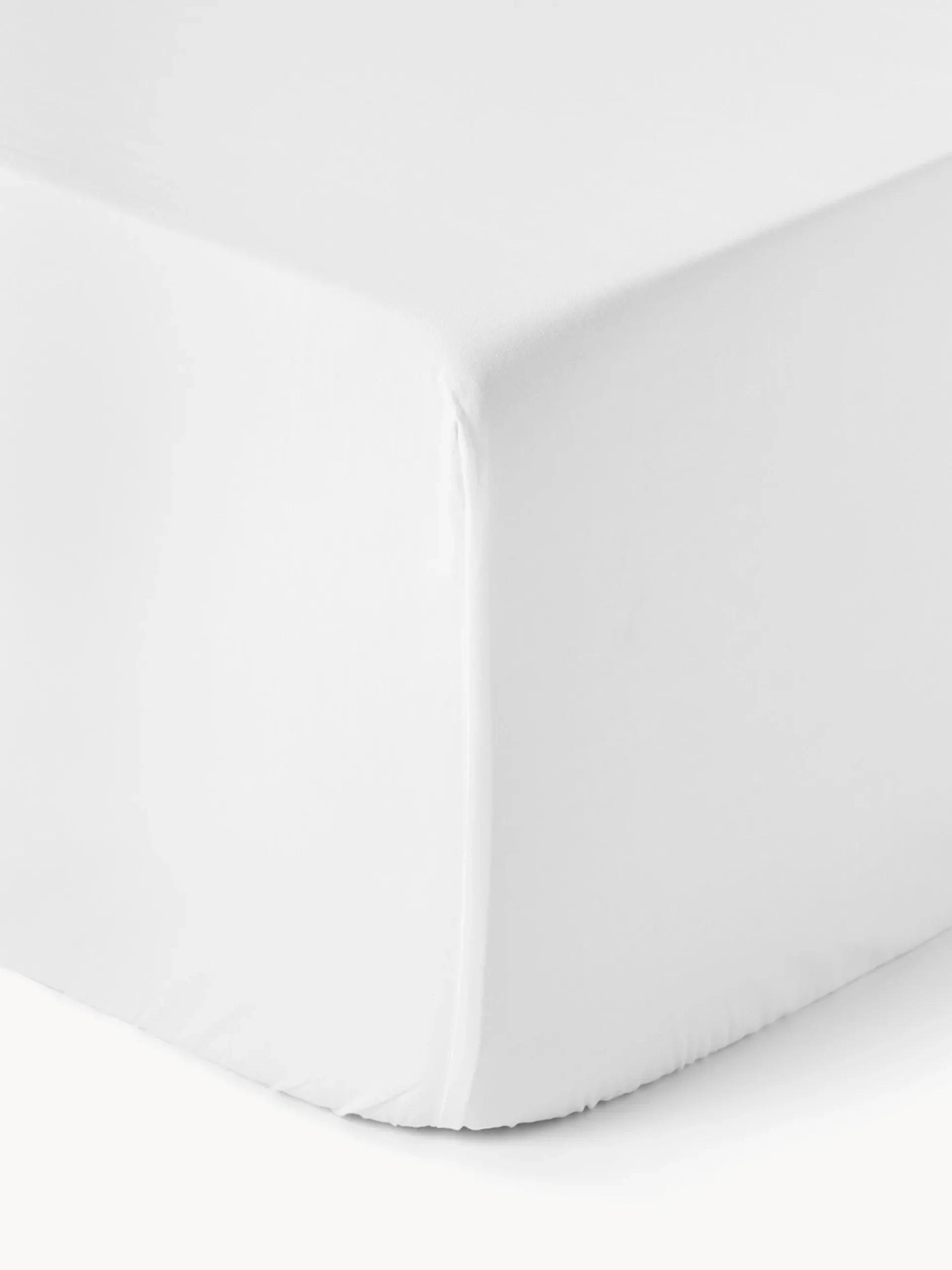 Lenzuolo con angoli boxspring in cotone percalle Elsie