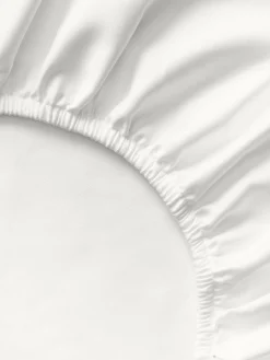 Lenzuolo con angoli in raso di cotone Premium