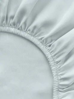 Lenzuolo con angoli in raso di cotone Comfort