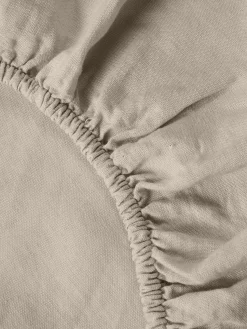 Lenzuolo con angoli topper in lino lavato Airy