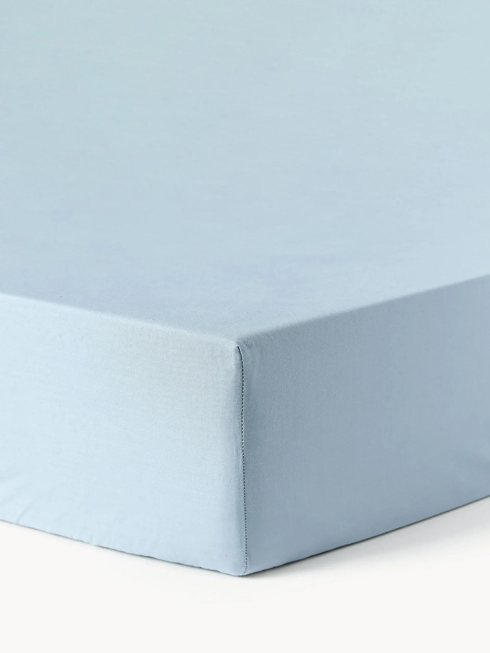 Lenzuolo con angoli topper in cotone percalle Elsie