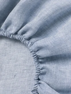 Lenzuolo con angoli topper in lino Linna