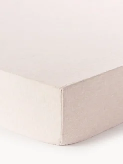 Lenzuolo con angoli topper in lino Linna