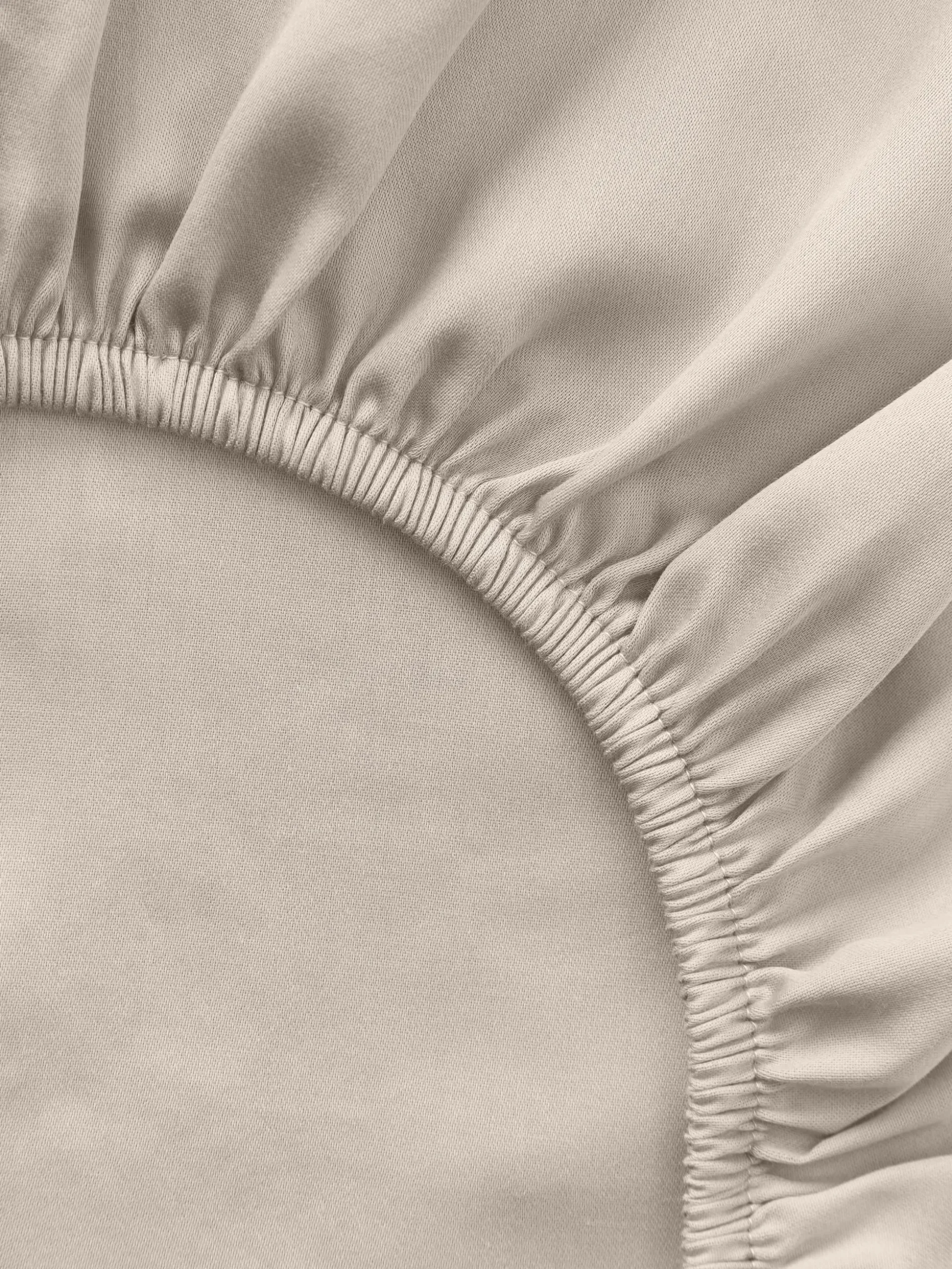 Lenzuolo con angoli topper in raso di cotone Comfort
