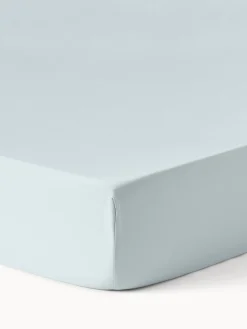 Lenzuolo con angoli topper in raso di cotone Comfort