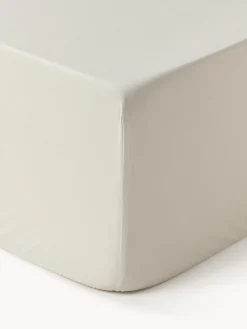 Lenzuolo con angoli boxspring in cotone percalle Elsie