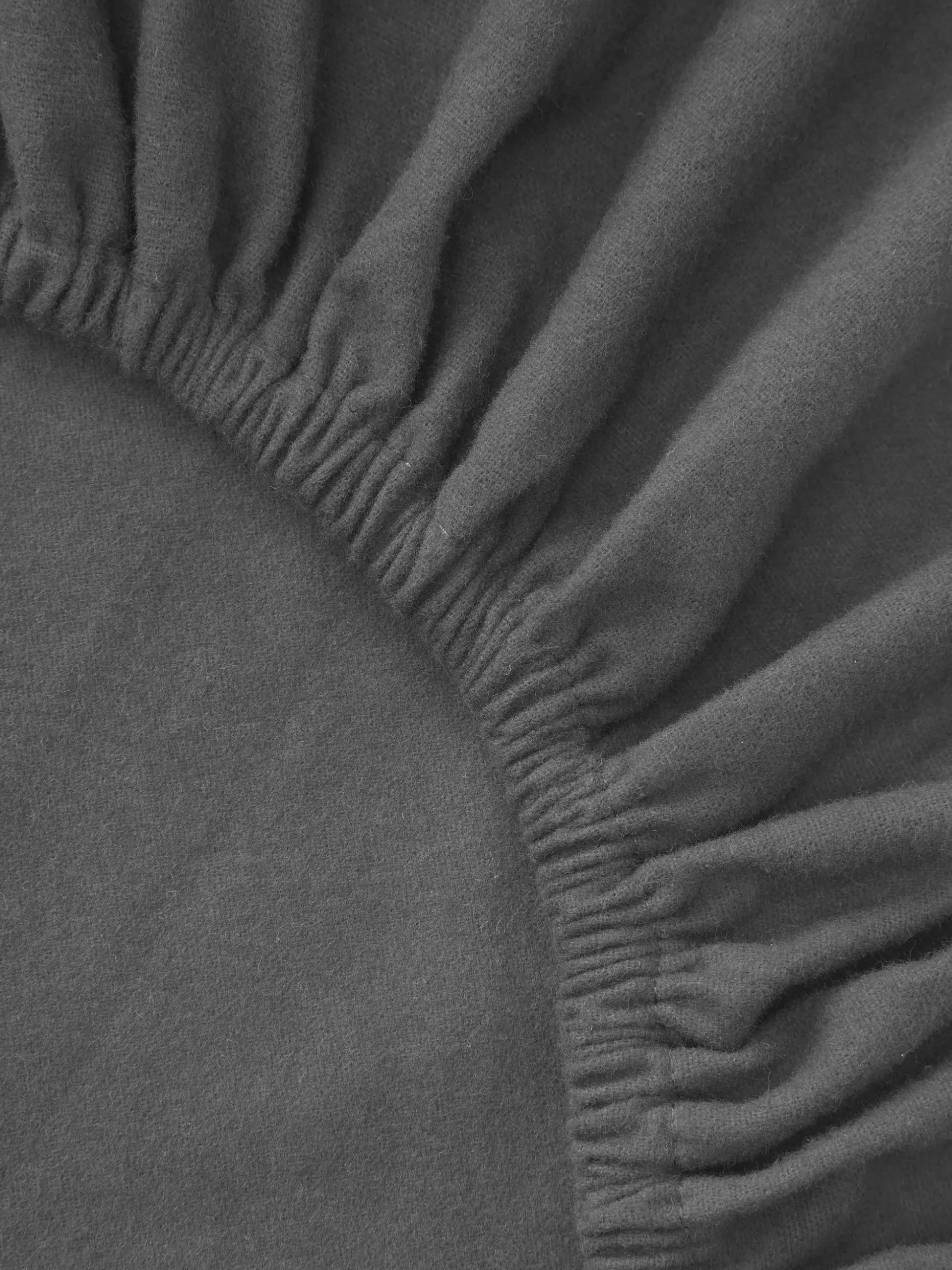 Lenzuolo con angoli boxspring in flanella Biba