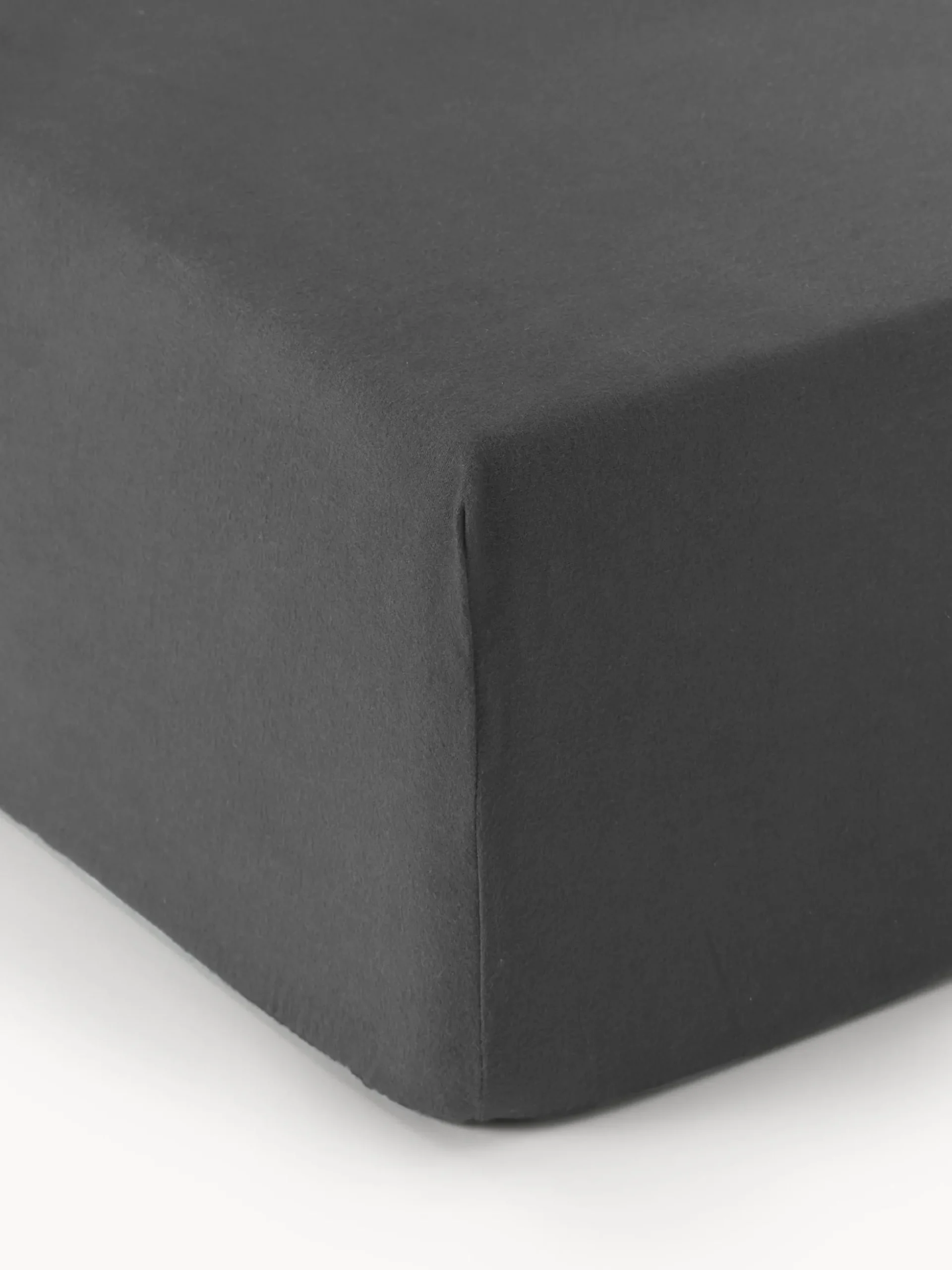 Lenzuolo con angoli boxspring in flanella Biba