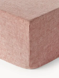 Lenzuolo con angoli boxspring in lino Linna