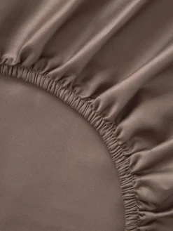 Lenzuolo con angoli boxspring in raso di cotone Comfort