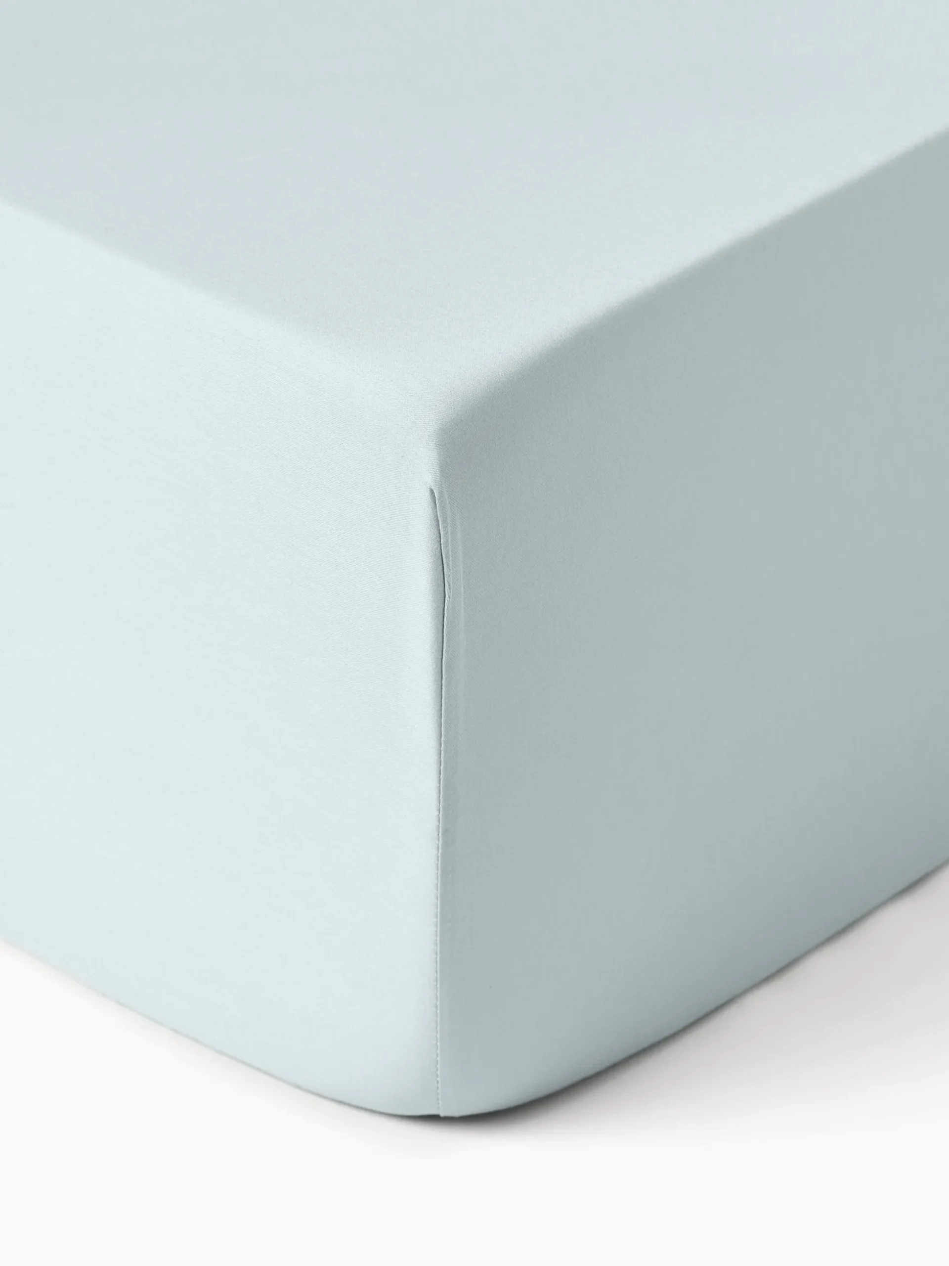 Lenzuolo con angoli boxspring in raso di cotone Comfort
