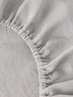 Lenzuolo con angoli in lino lavato Airy