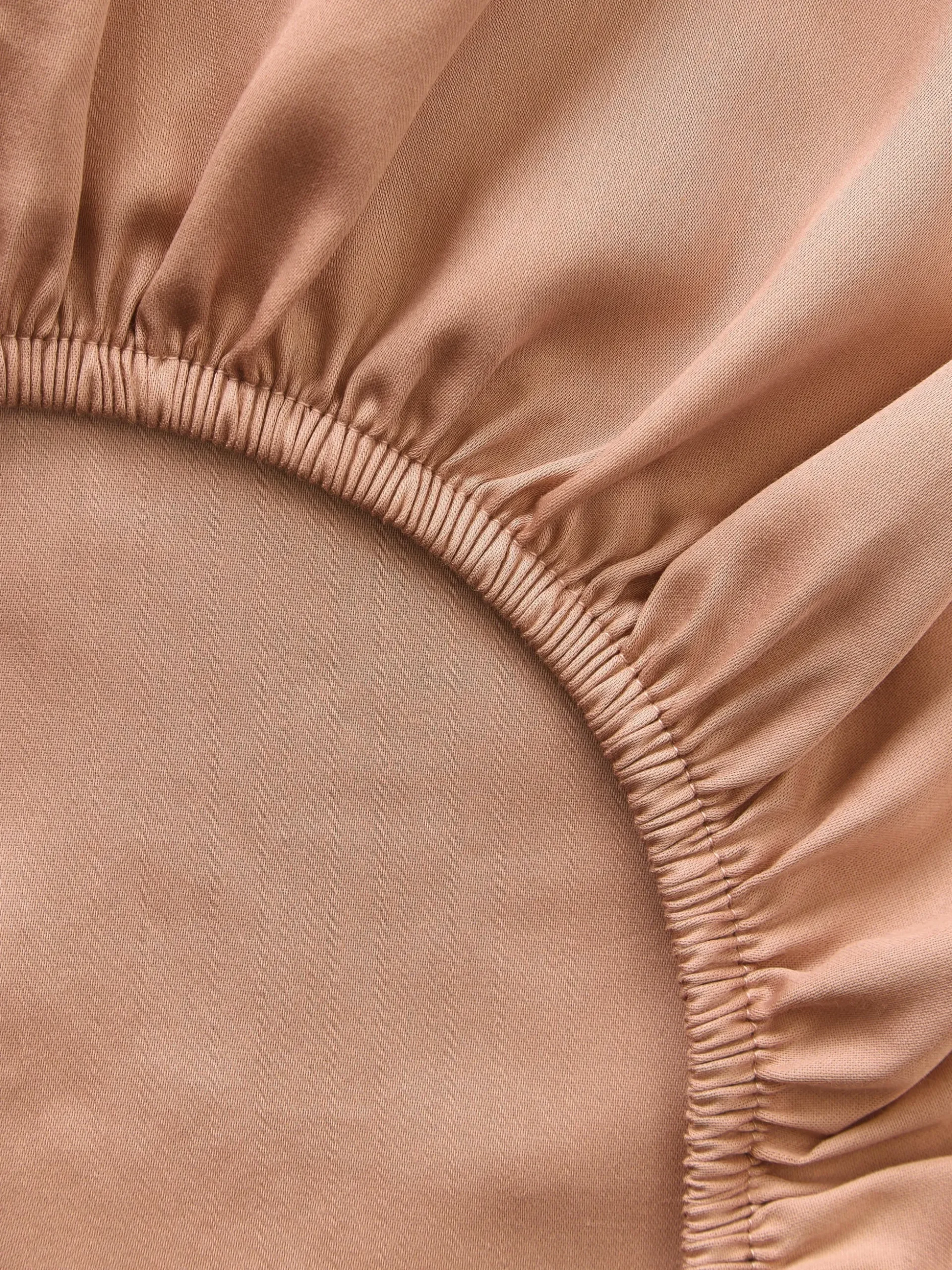 Lenzuolo con angoli in raso di cotone Comfort