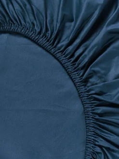 Lenzuolo con angoli topper in raso di cotone Premium