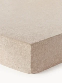 Lenzuolo con angoli topper in lino Linna