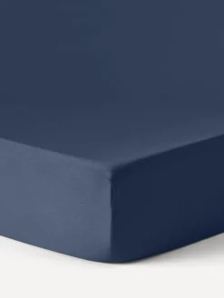 Lenzuolo con angoli topper in raso di cotone Comfort