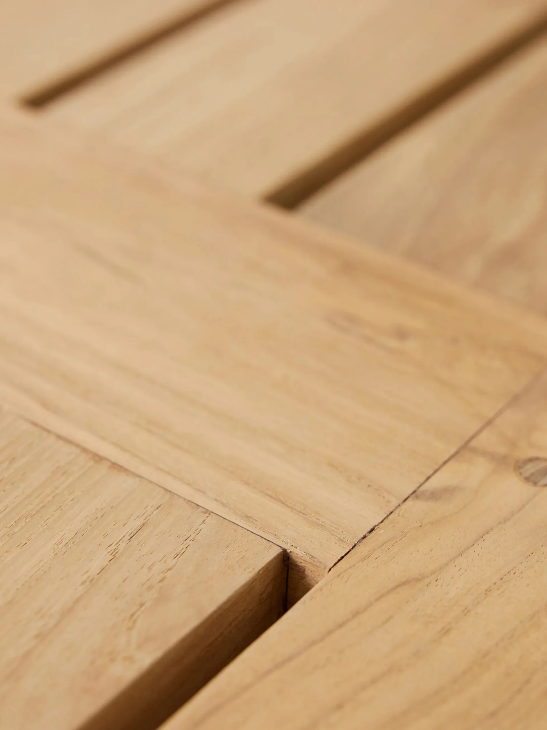 Lettino da giardino in legno di teak Chalkstripe