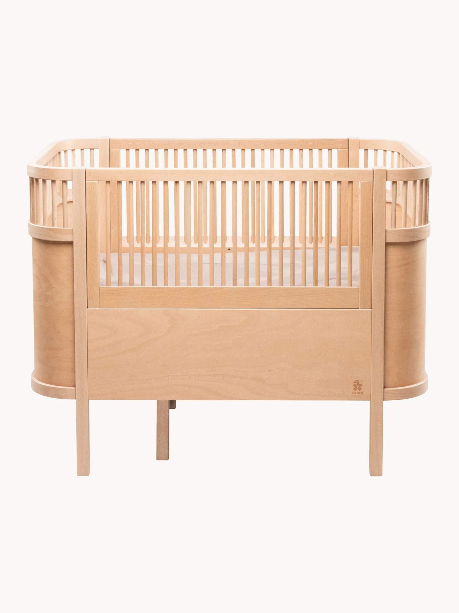 Lettino estensibile in faggio Baby & Jr., 70 x 110/150 cm