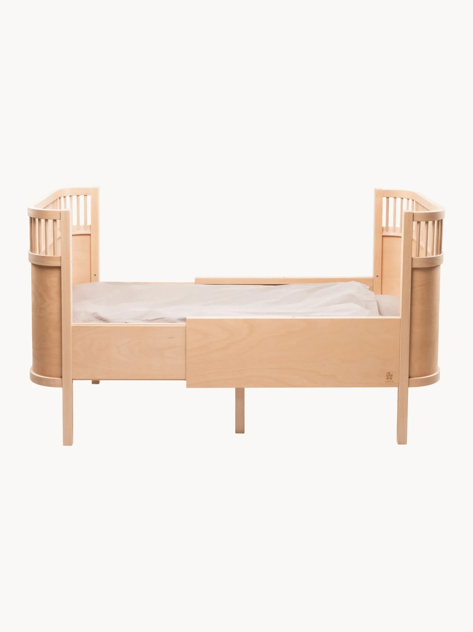 Lettino estensibile in faggio Baby & Jr., 70 x 110/150 cm