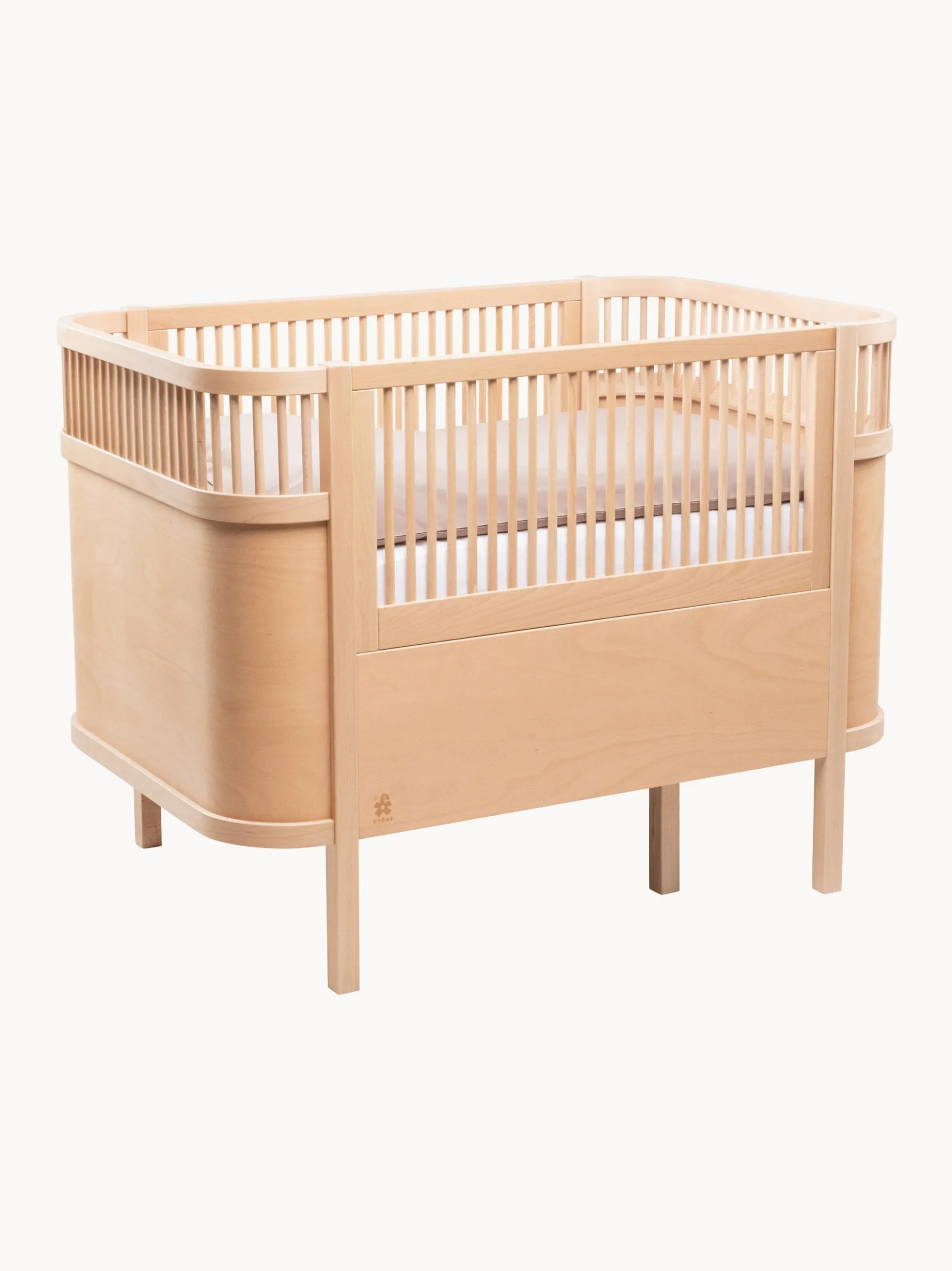 Lettino estensibile in faggio Baby & Jr., 70 x 110/150 cm