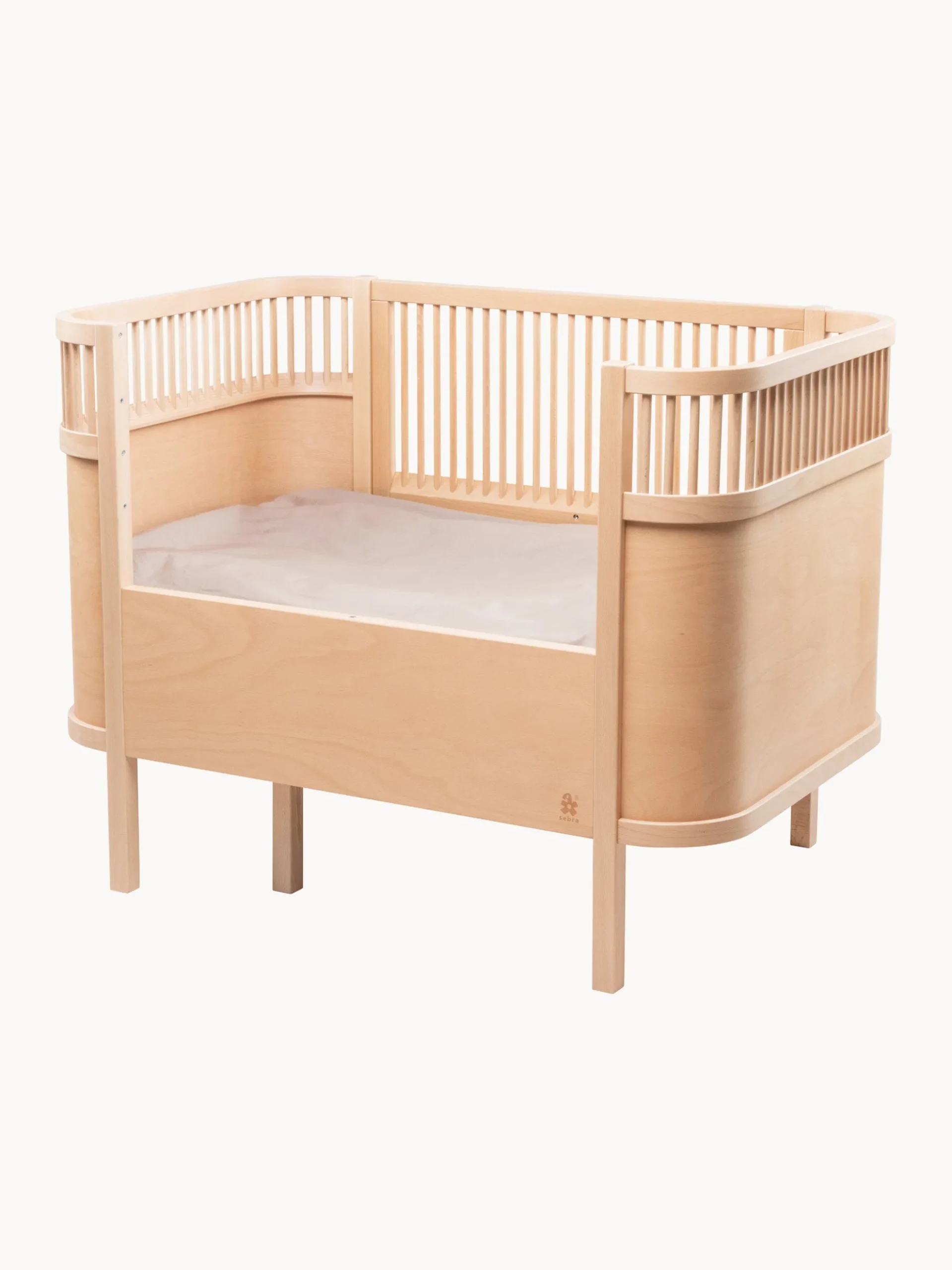 Lettino estensibile in faggio Baby & Jr., 70 x 110/150 cm