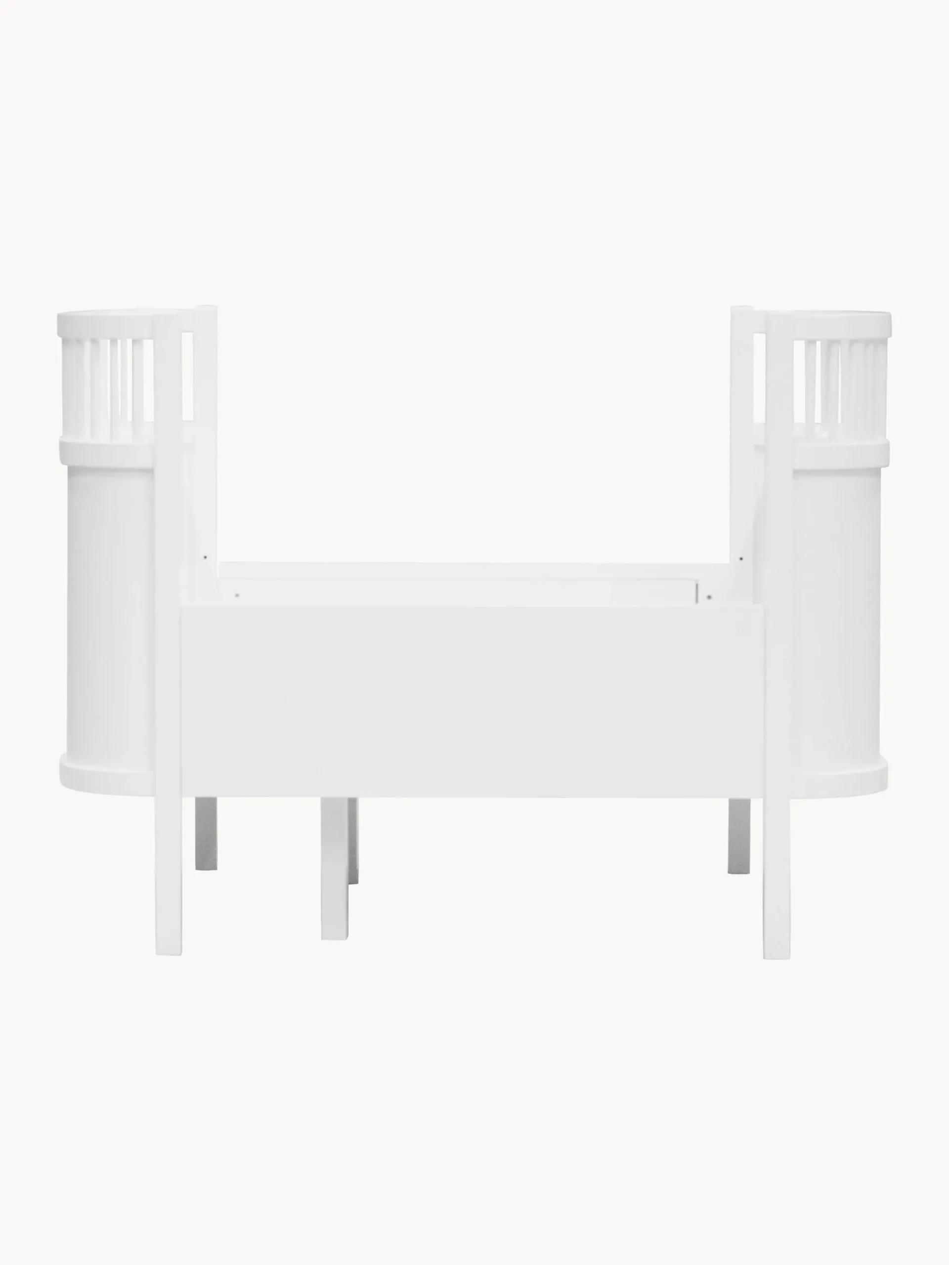 Lettino per bambini allungabile in legno di betulla Baby & Jr., 70 x 110/150 cm