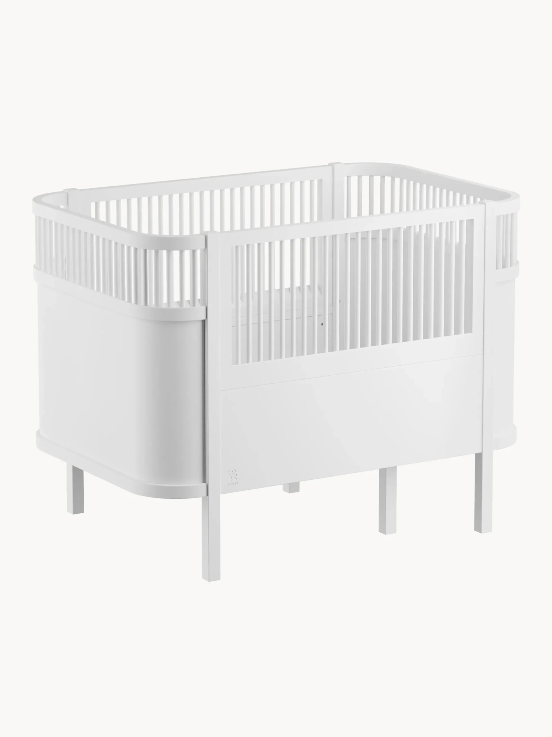 Lettino per bambini allungabile in legno di betulla Baby & Jr., 70 x 110/150 cm