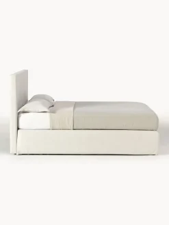 Letto boxspring bianco a molle Eliza