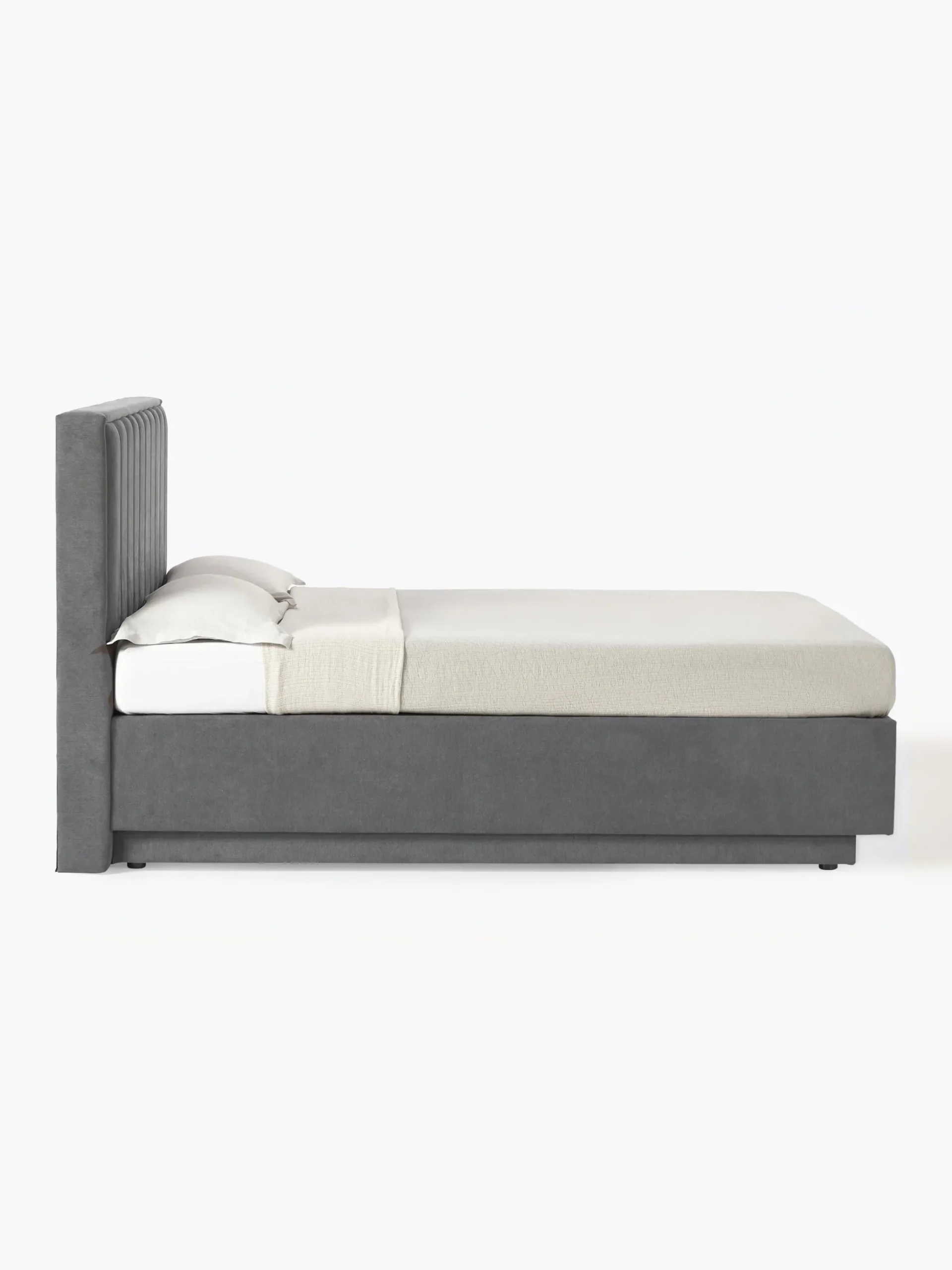 Letto boxspring con contenitore Livia