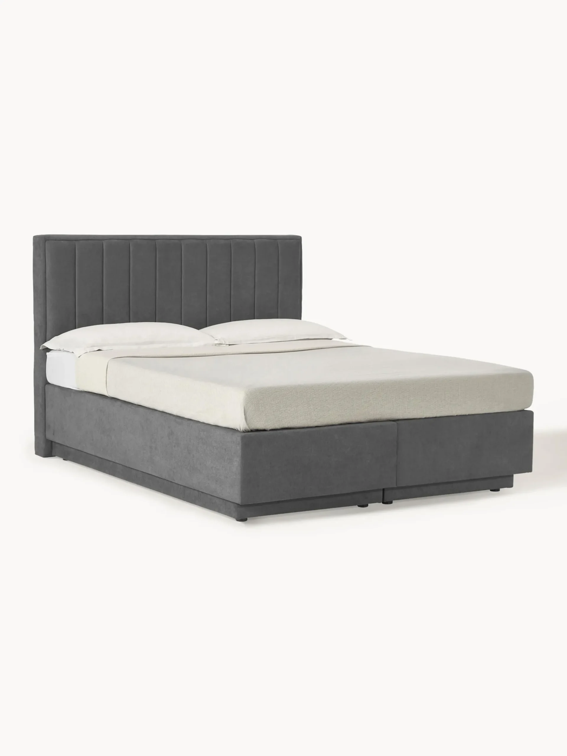 Letto boxspring con contenitore Livia