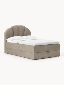 Letto boxspring con vano contenitore Romia