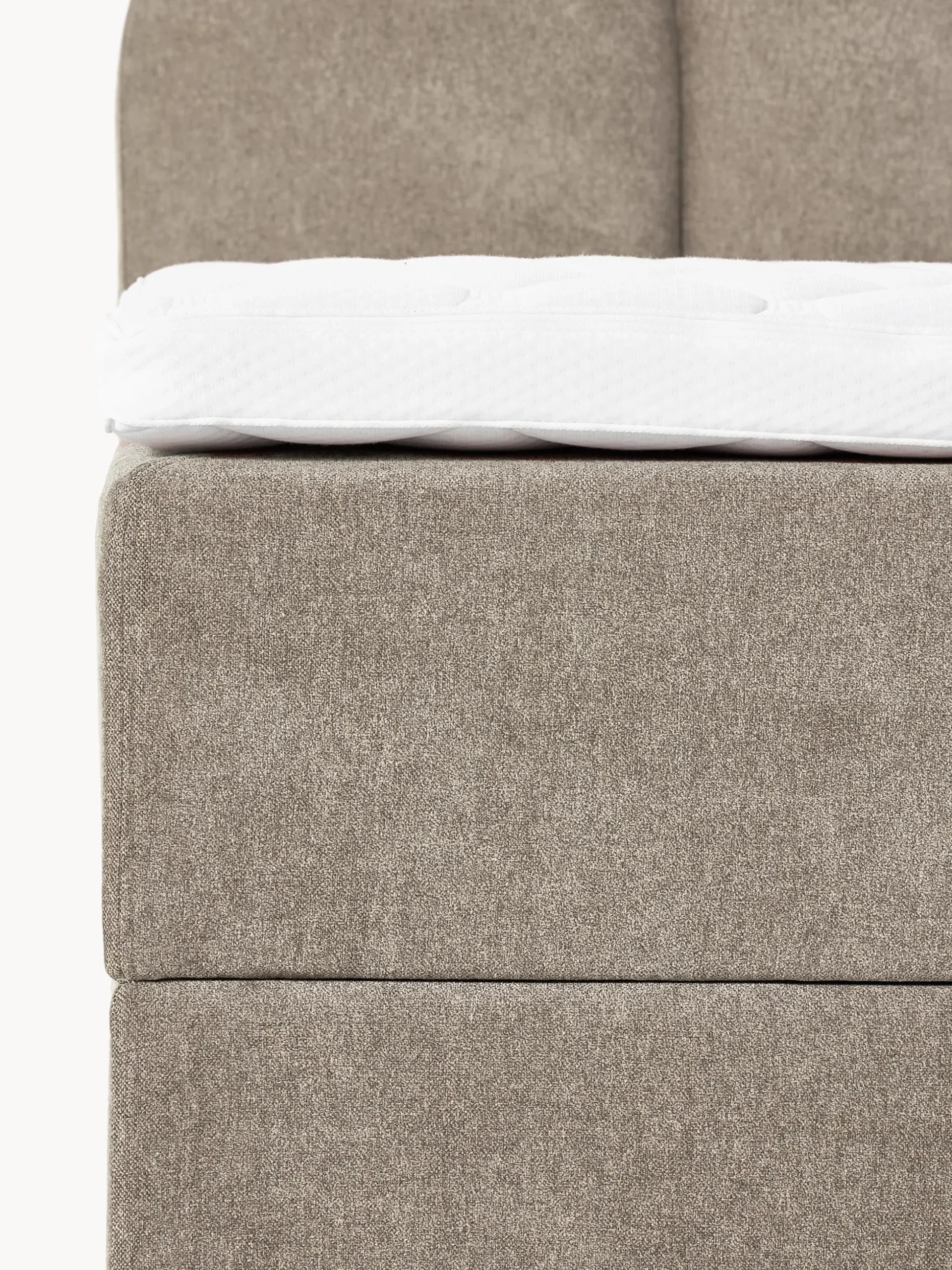 Letto boxspring con vano contenitore Romia