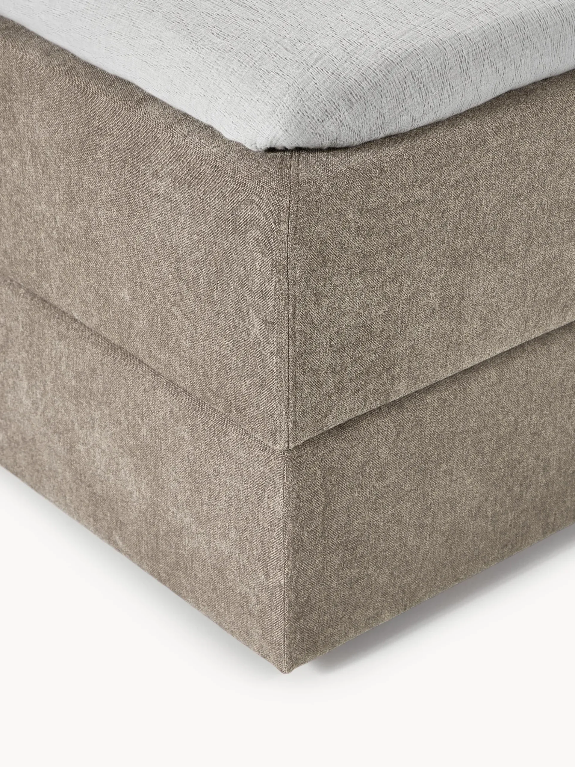 Letto boxspring con vano contenitore Romia