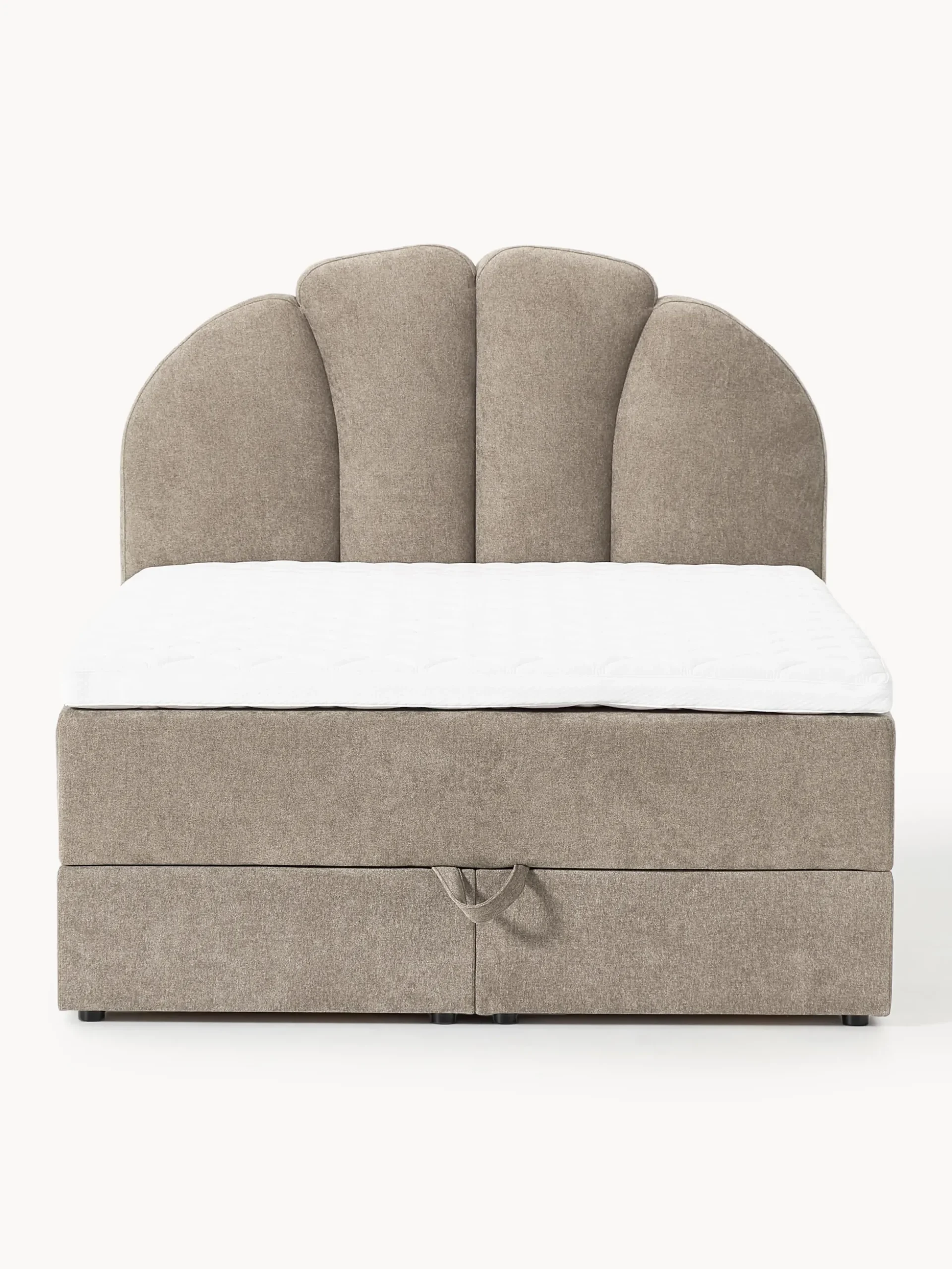 Letto boxspring con vano contenitore Romia