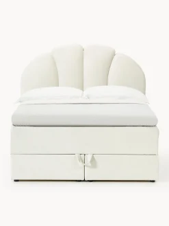 Letto boxspring con vano contenitore Romia