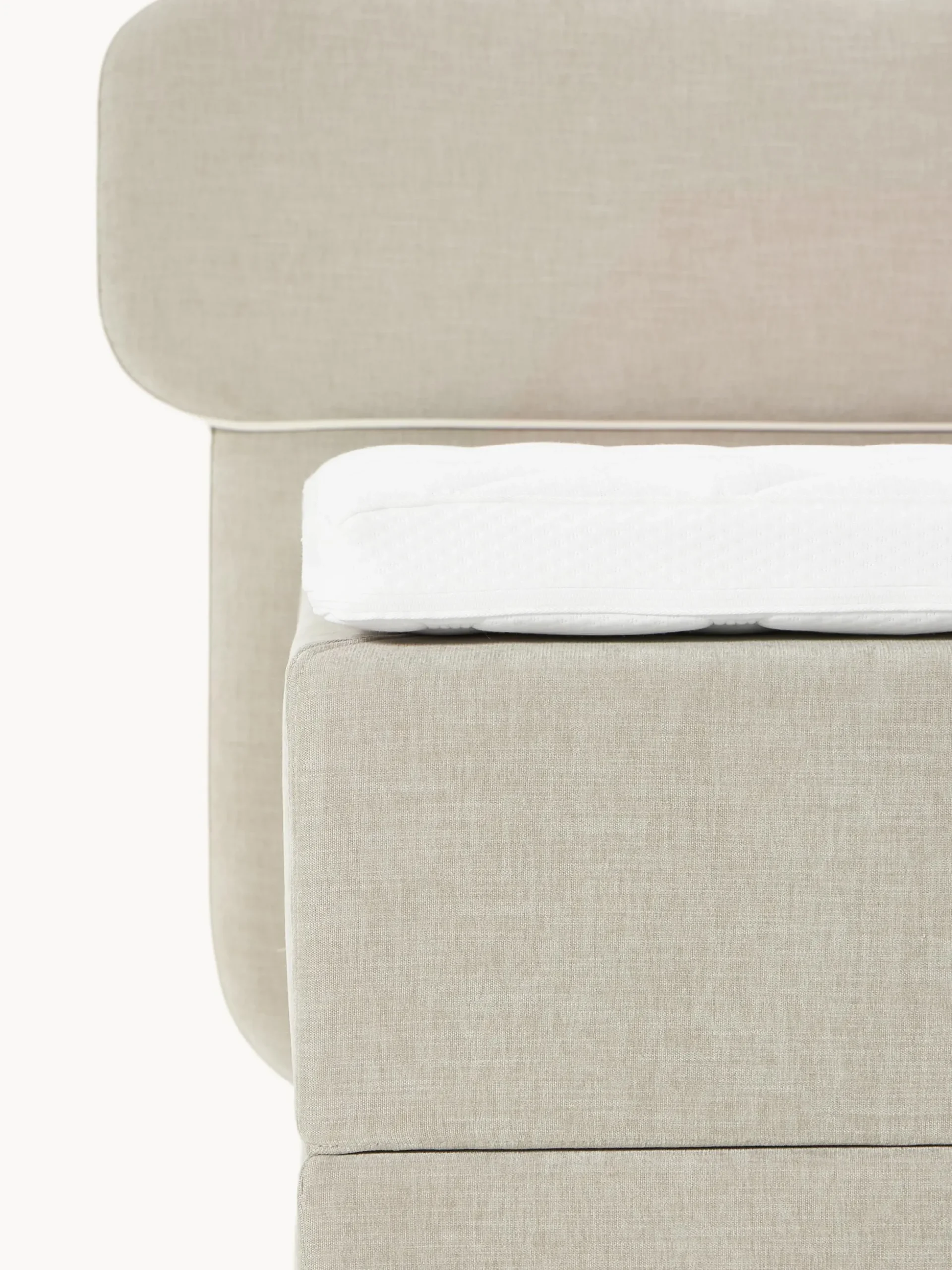 Letto boxspring con vano contenitore Enrica