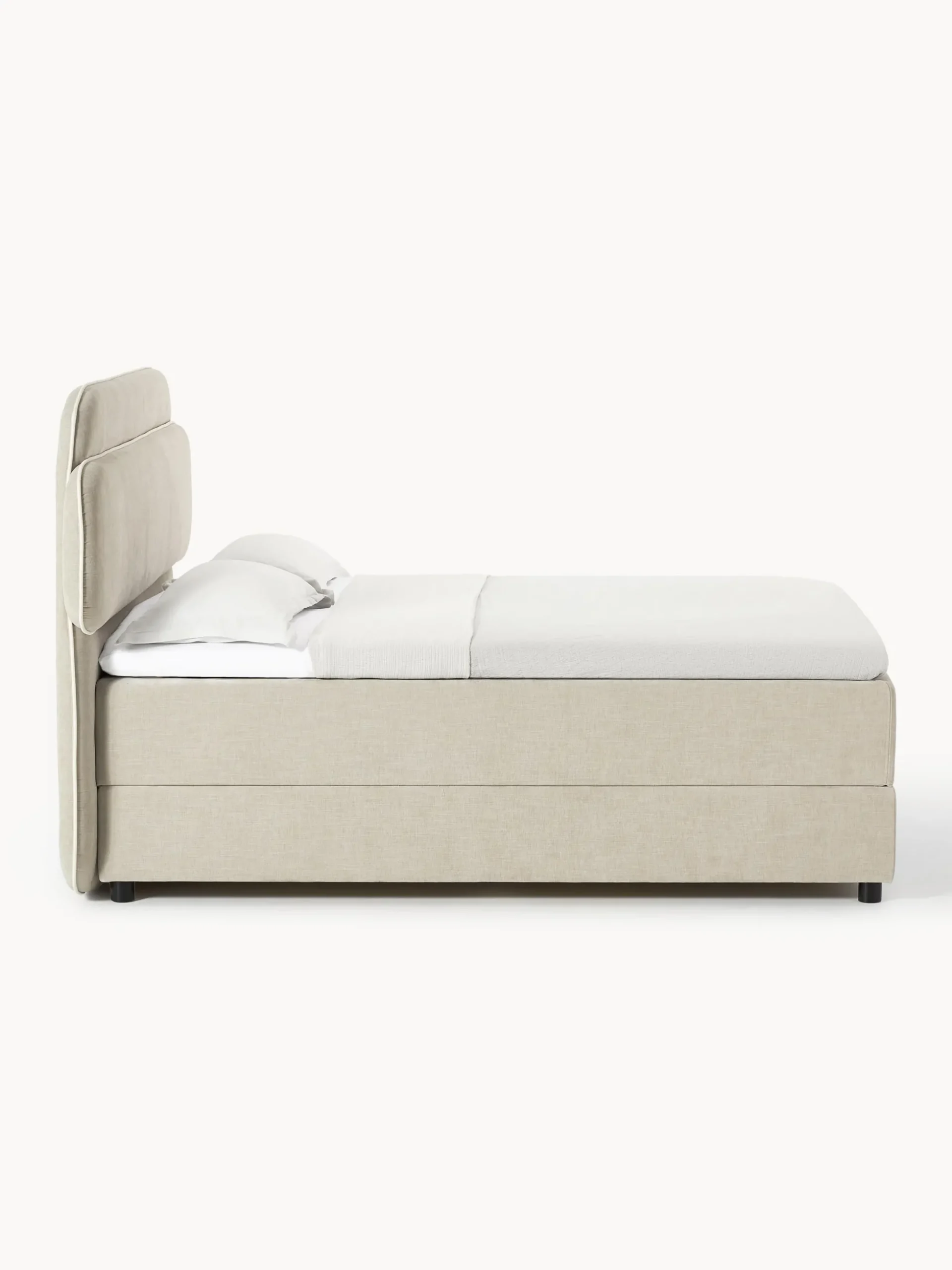 Letto boxspring con vano contenitore Enrica
