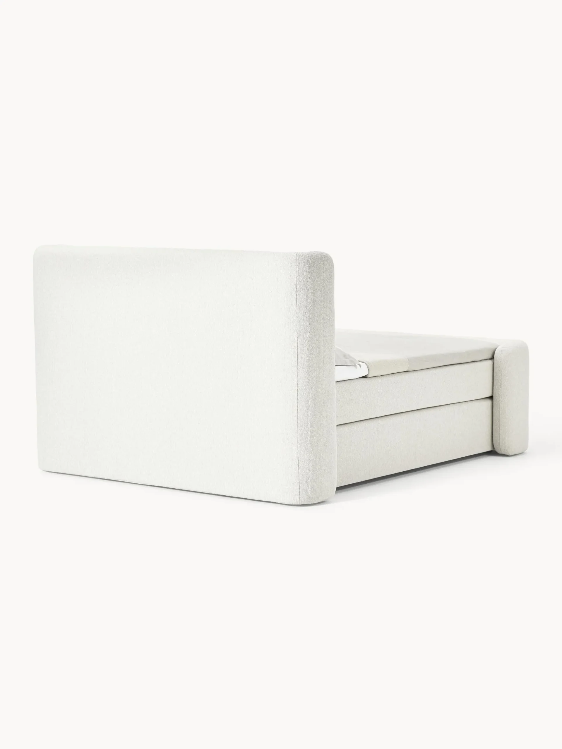 Letto boxspring in bouclé Perla