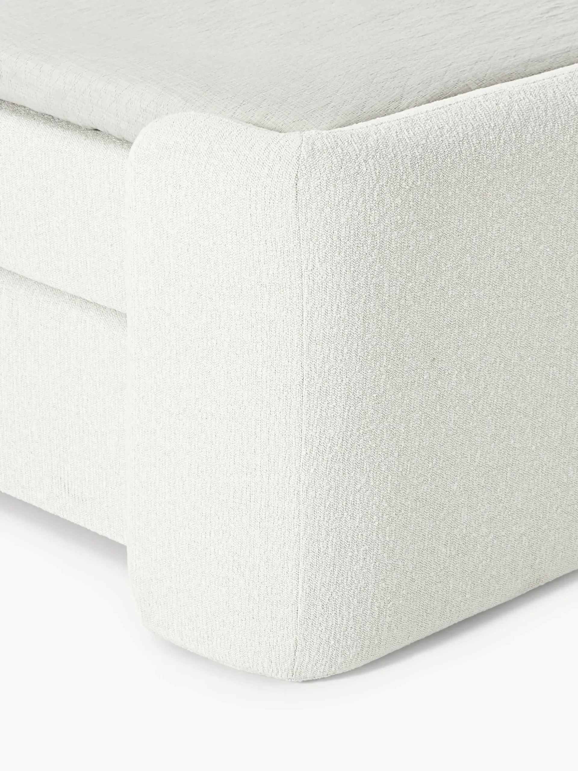 Letto boxspring in bouclé Perla