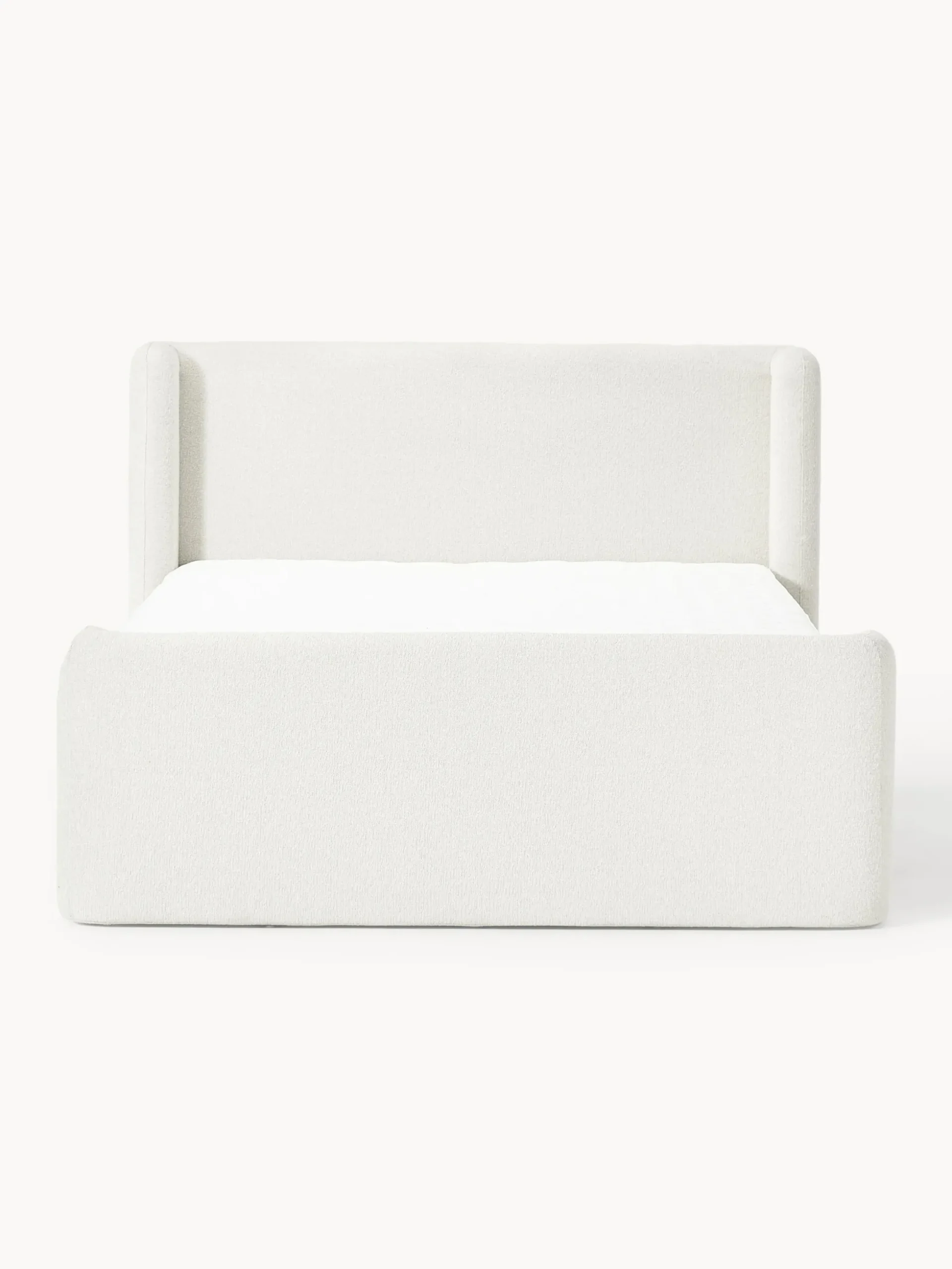 Letto boxspring in bouclé Perla