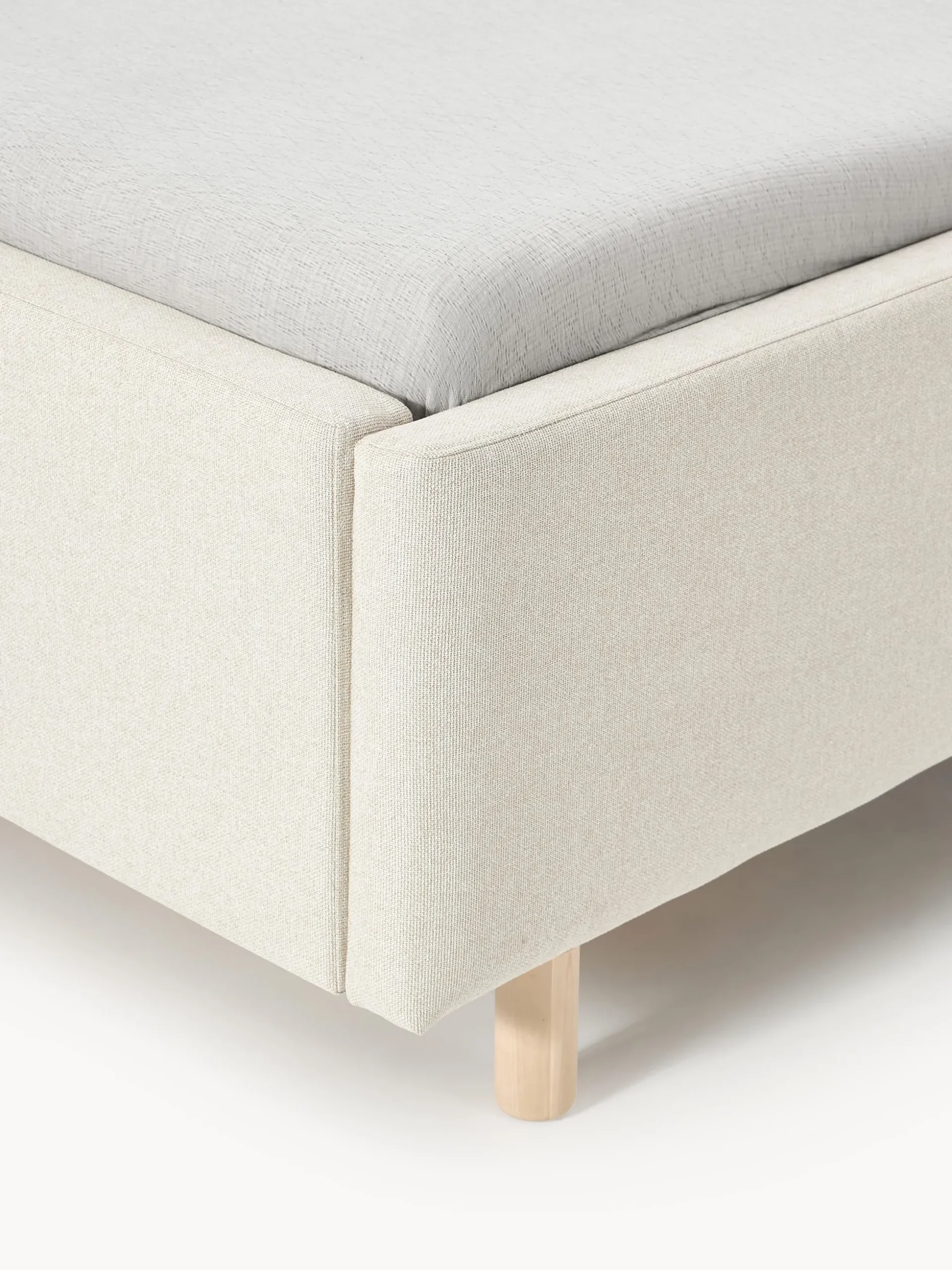 Letto imbottito con cassetti Arche